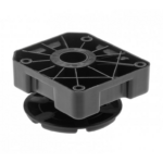 Piedino Livellatore Regolabile Gamba per mobile nero H=50-75 mm | GTV